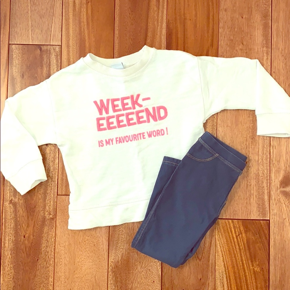 Zara sweatshirt. Size 5.
